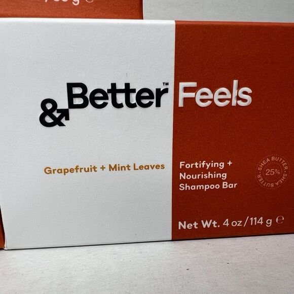 &Better Shampoo Bar, Body Bar, Face Cleansing Bar Grapefruit Mint Pink Pepper - Picture 4 of 10
